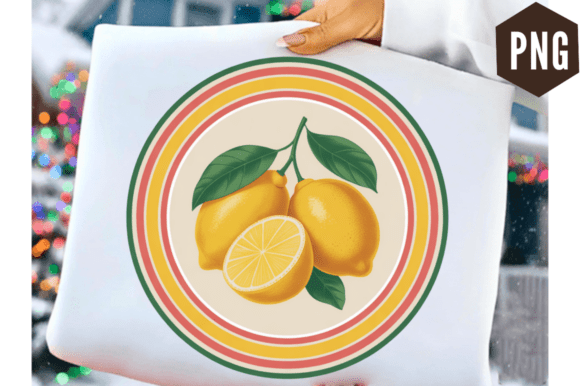Download Retro Summer Fruit &amp; Drink Label PNG Des - Summer Collection