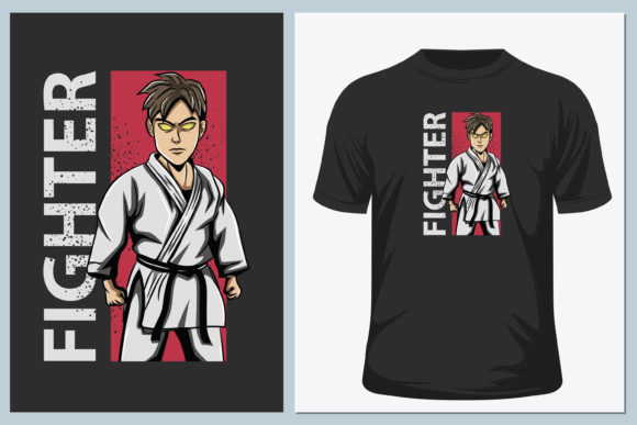 Download Fighter. Vector Graphic, Typographic - Typographic Collection